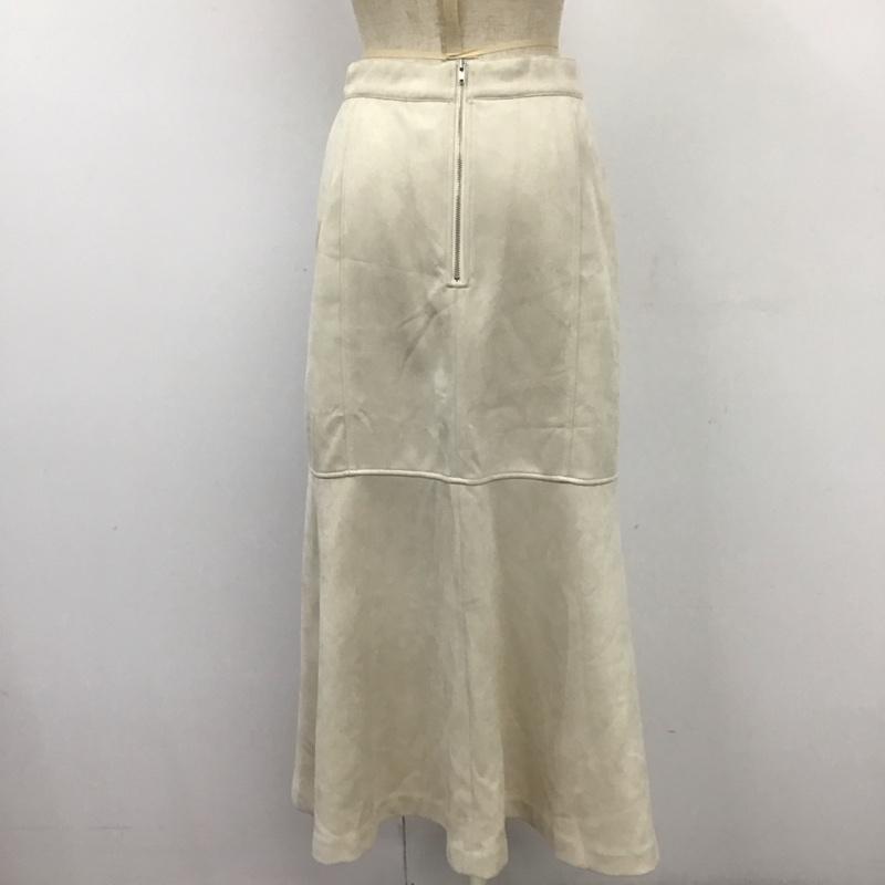 ジーナシス JEANASIS スカート ロングスカート JS050771TS マーメイドスカート S 無地 アイボリー / アイボリー /  レディース USED 古着 中古 10121548