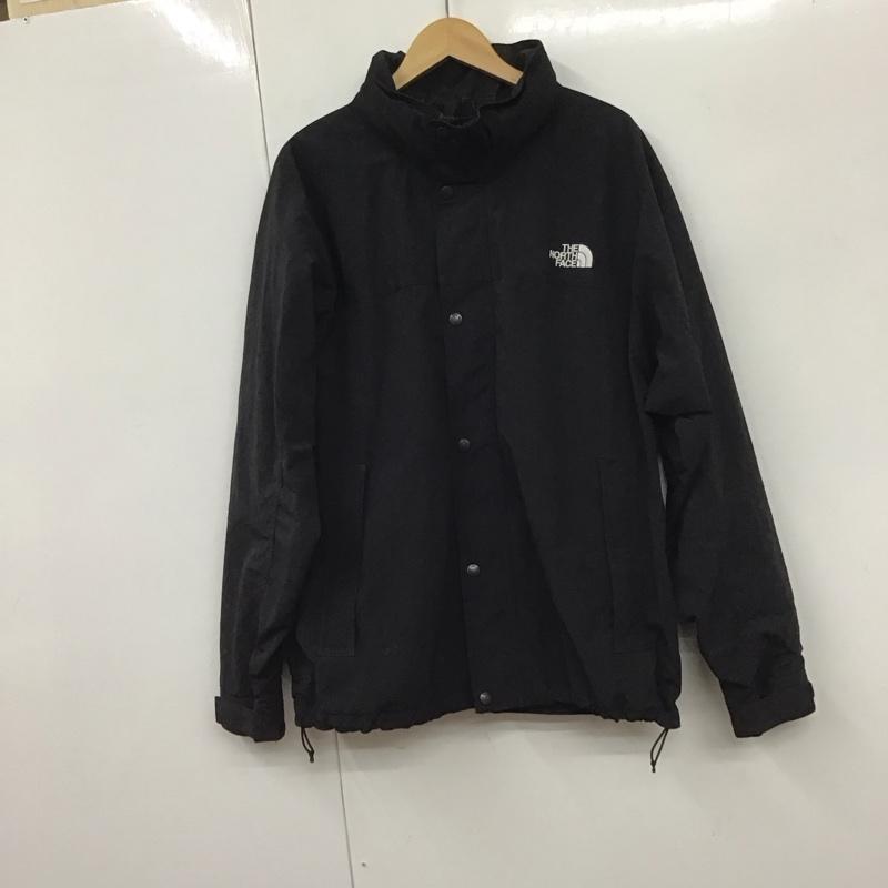 ザノースフェイス THE NORTH FACE ジャケット、上着 ジャンパー、ブルゾン np72131 ハイドレナウィンドジャケット ジップアップジャケット アウター L ロゴ、文字 黒 / ブラック /  メンズ USED 古着 中古 10130349