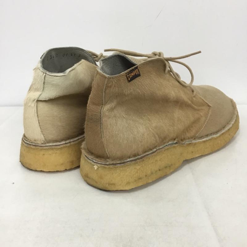 カンペール CAMPER ブーツ ショートブーツ デザートブーツ 41 無地 ベージュ / ベージュ /  メンズ USED 古着 中古 10140603