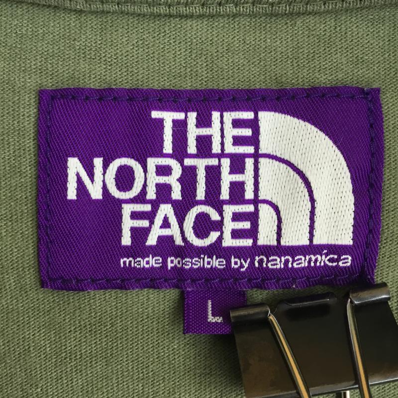 ザ ノースフェイス パープルレーベル THE NORTH FACE PURPLE LABEL Tシャツ 半袖 NT3063N L ロゴ、文字 カーキ / カーキ /  メンズ USED 古着 中古 10151122