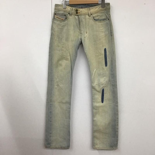 ディーゼル DIESEL パンツ デニム、ジーンズ 27インチ ダメージ加工 青 / ブルー /  メンズ USED 古着 中古 10121323