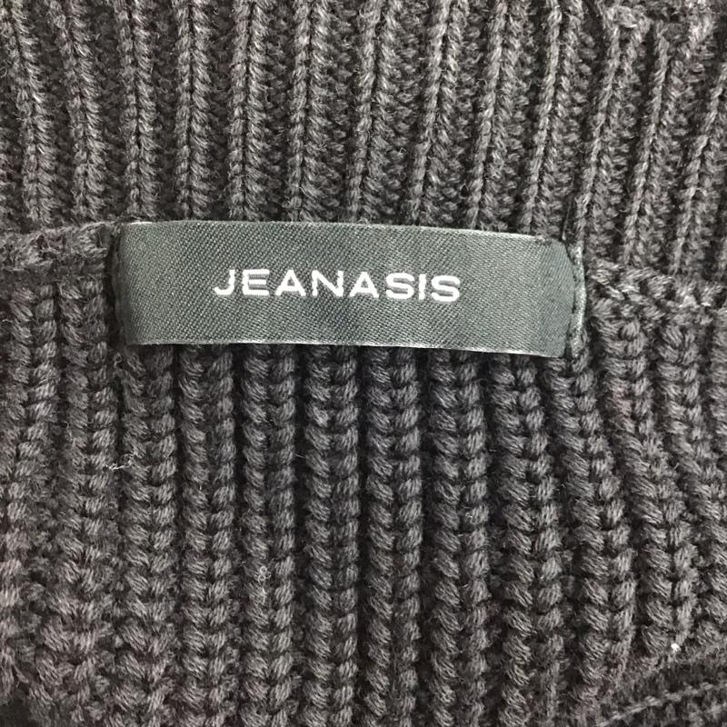 ジーナシス JEANASIS ニット、セーター 長袖 FREE 無地 黒 / ブラック /  レディース USED 古着 中古 10121744