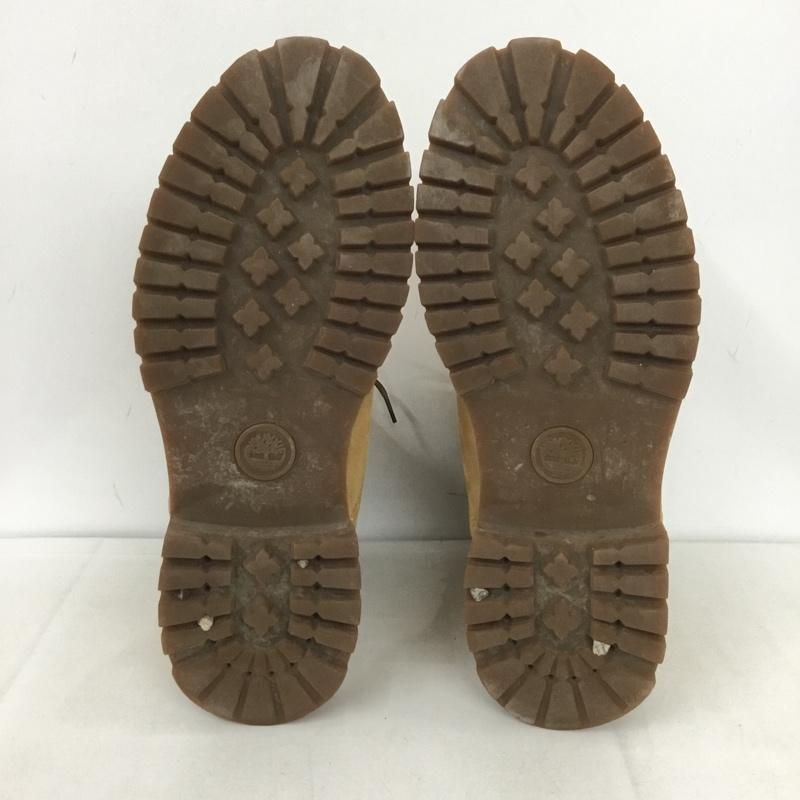 ティンバーランド Timberland ブーツ ショートブーツ 37578 アルバーン 6インチ レースアップ ウォータープルーフブーツ 26.5cm 26.5cm ワンポイント ベージュ / ベージュ /  メンズ USED 古着 中古 10140926