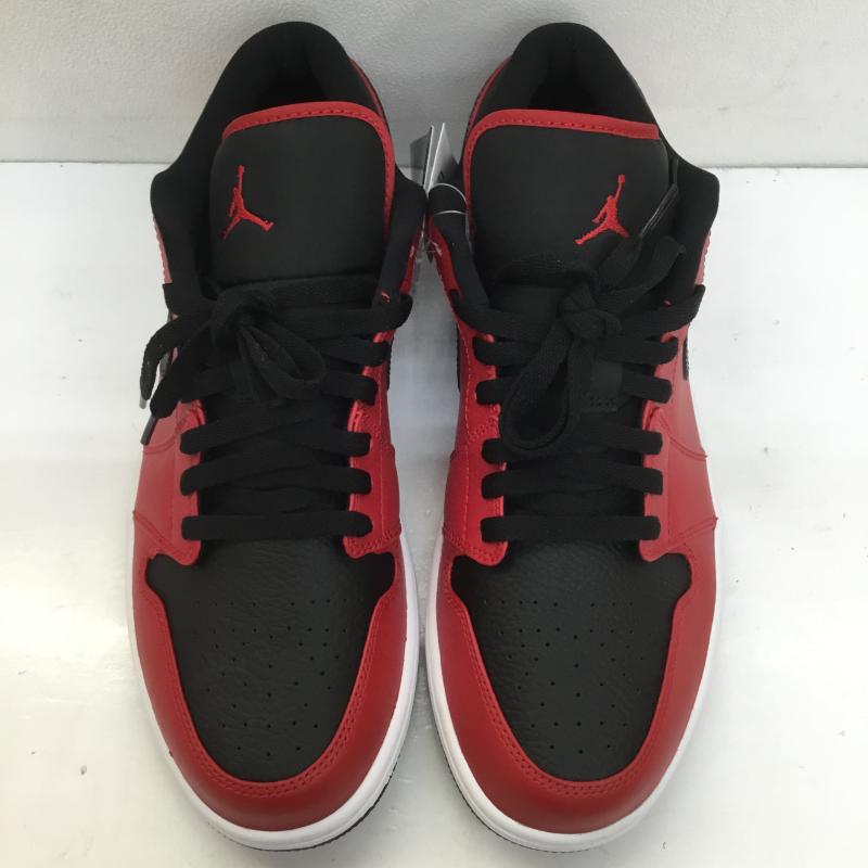 ナイキ NIKE スニーカー スニーカー AIR JORDAN 1 LOW エア ジョーダン 1 ロー ジムレッド 553558-605 タグ付 28.5cm ロゴ、文字 黒 / ブラック / X 赤 / レッド /  メンズ USED 古着 中古 10107075