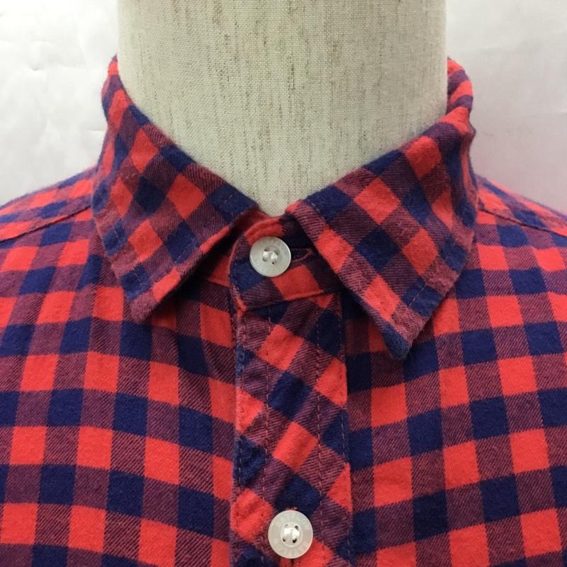 ベイフロー BAYFLOW シャツ、ブラウス 長袖 bw1409nw01 チェックシャツ 長袖シャツ カラーシャツ 2 チェック マルチカラー / マルチカラー /  メンズ USED 古着 中古 10109280