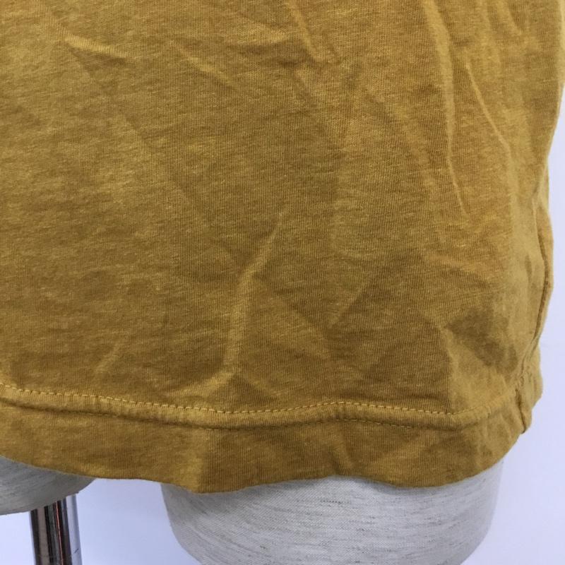 ジュンレッド JUNRed Tシャツ 半袖 ロゴ 2 プリント X ロゴ、文字 マスタード / マスタード /  メンズ USED 古着 中古 10046118