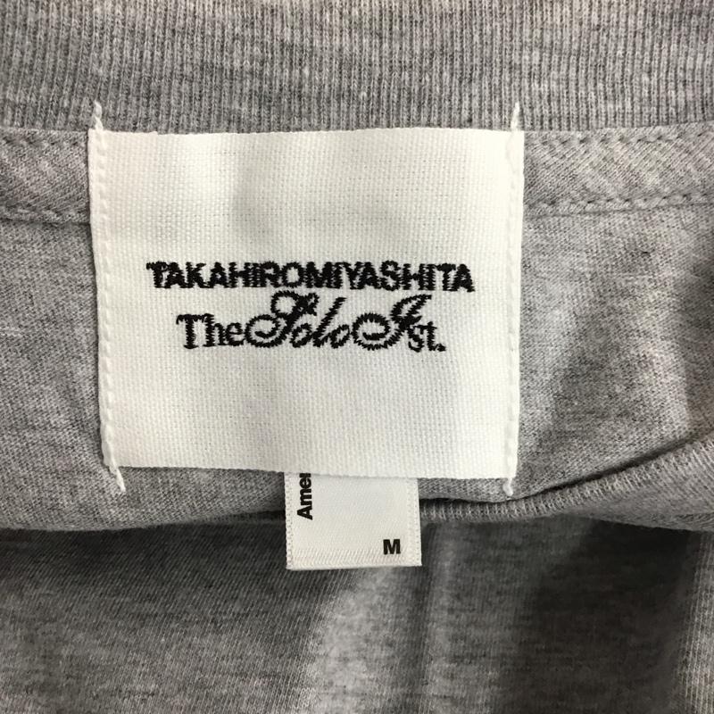 タカヒロ ミヤシタ ザ ソロイスト TAKAHIRO MIYASHITA The SoloIst. Tシャツ 半袖 広島カープtシャツMサイズ プロ野球 M プリント X ロゴ、文字 灰 / グレー /  メンズ USED 古着 中古 10111978