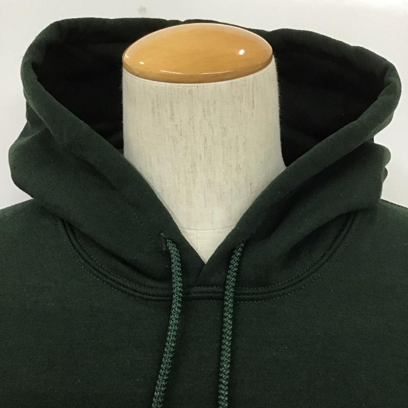ヘイト HAIGHT パーカー 長袖 フーディ プルオーバー XXL ロゴ、文字 X プリント 緑 / グリーン /  メンズ USED 古着 中古 10107859