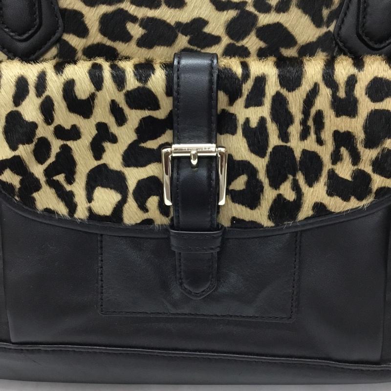 コーチ COACH トートバッグ トートバッグ F31764 ヒョウ柄・レオパード柄 黒 / ブラック /  レディース USED 古着 中古 10116637