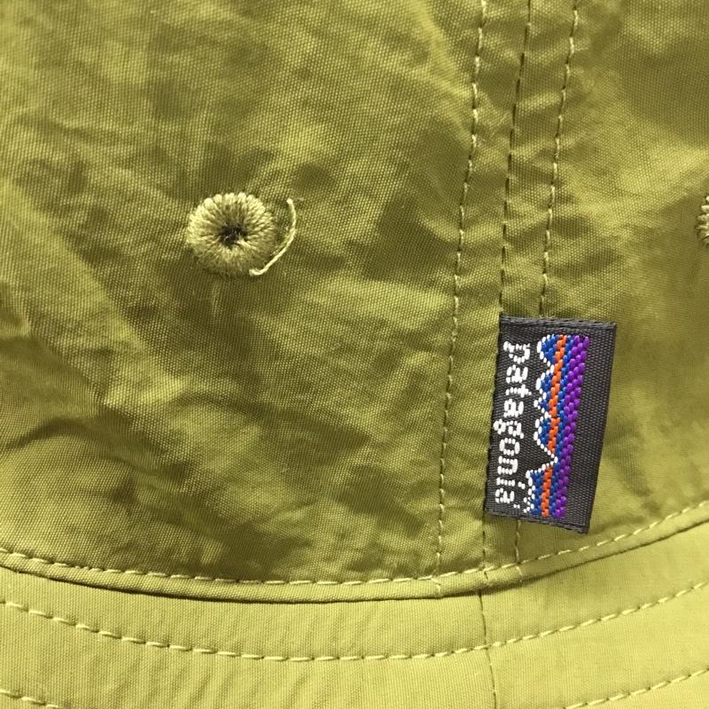パタゴニア patagonia 帽子 ハット ロゴ、文字 カーキ / カーキ /  メンズ USED 古着 中古 10111993
