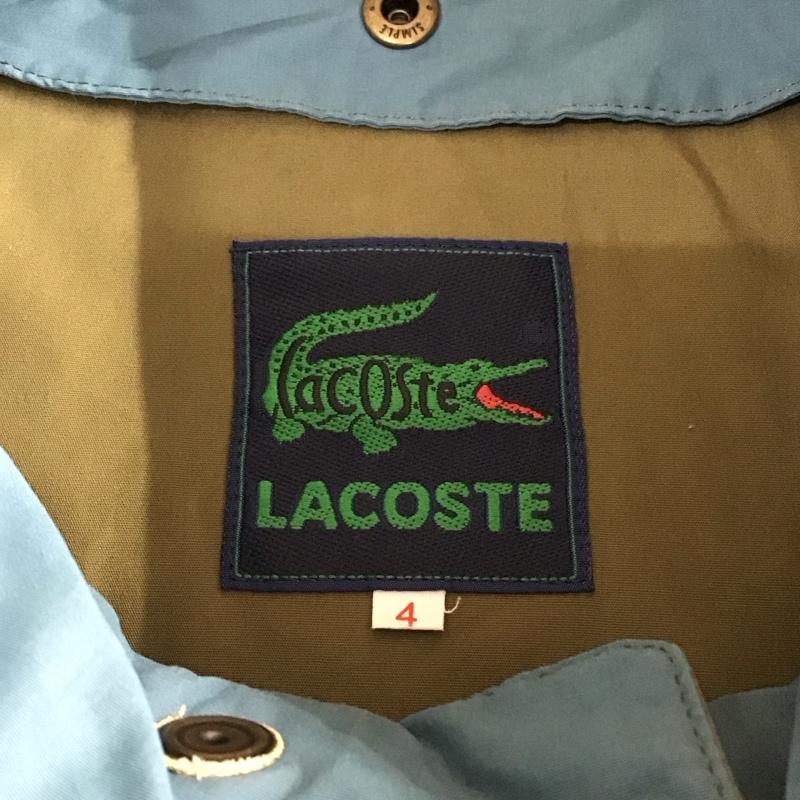 ラコステ LACOSTE ジャケット、上着 ジャンパー、ブルゾン ジップアップジャケット ジャンパー ジャケット カジュアルジャケット アウター 4 無地 カーキ / カーキ /  メンズ USED 古着 中古 10118997
