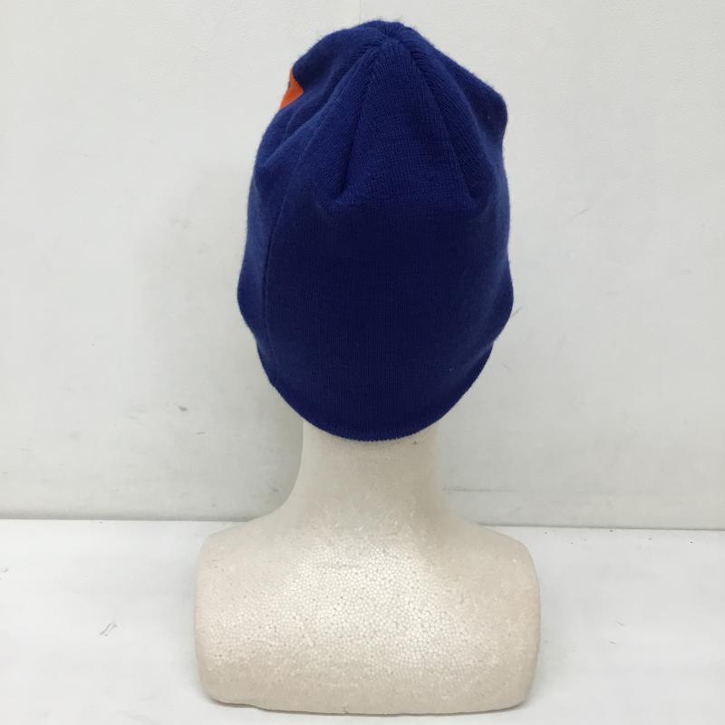 ステューシー STUSSY 帽子 ニット帽 LINK SKULL CAP FREE ロゴ、文字 青 / ブルー / X 橙 / オレンジ /  メンズ USED 古着 中古 10136544