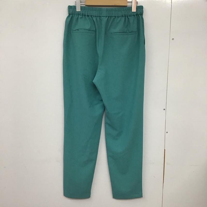 グリーンレーベルリラクシング green label relaxing パンツ ワークパンツ、ペインターパンツ スラックスパンツ ワイドパンツ カジュアルパンツ 40 無地 青 / ブルー /  レディース USED 古着 中古 10132649