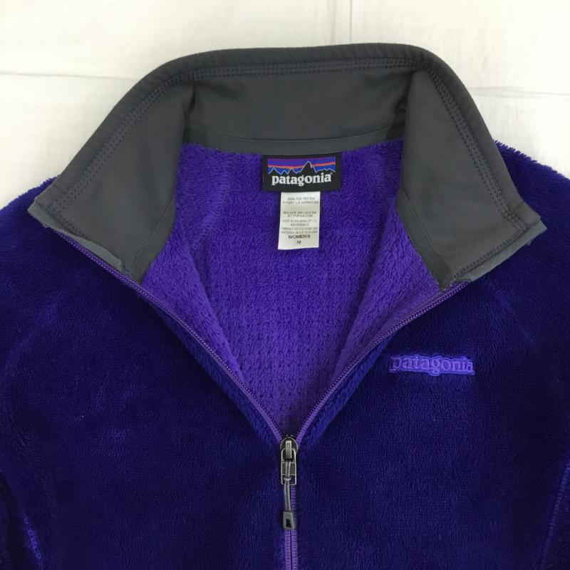 パタゴニア patagonia ジャケット、上着 ジャケット、ブレザー R4 フリースジャケット M ロゴ、文字 青 / ブルー /  レディース USED 古着 中古 10142531