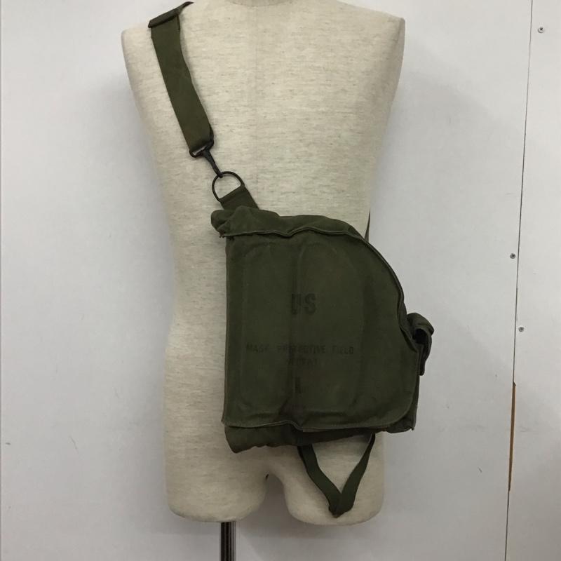 古着 USED ショルダーバッグ ショルダーバッグ ミリタリー アメリカ軍 ガスマスクバッグ M17 ロゴ、文字 カーキ / カーキ /  メンズ USED 古着 中古 10132117