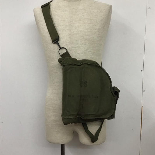 古着 USED ショルダーバッグ ショルダーバッグ ミリタリー アメリカ軍 ガスマスクバッグ M17 ロゴ、文字 カーキ / カーキ /  メンズ USED 古着 中古 10132117