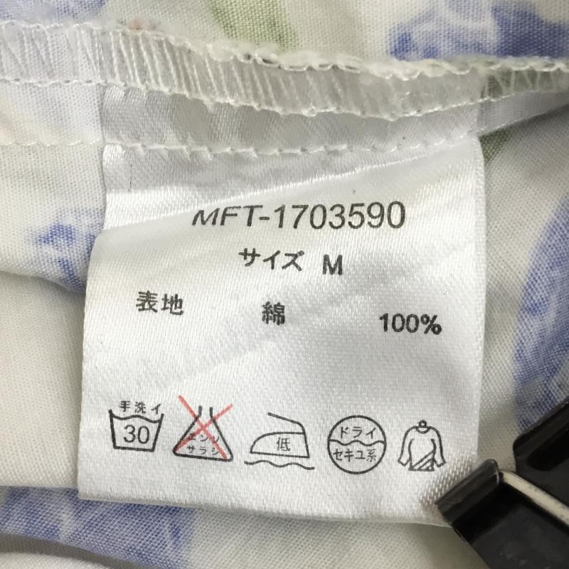 エヘカソポ ehka sopo カットソー 長袖 M 総柄 X 花柄 白 / ホワイト /  レディース USED 古着 中古 10133778