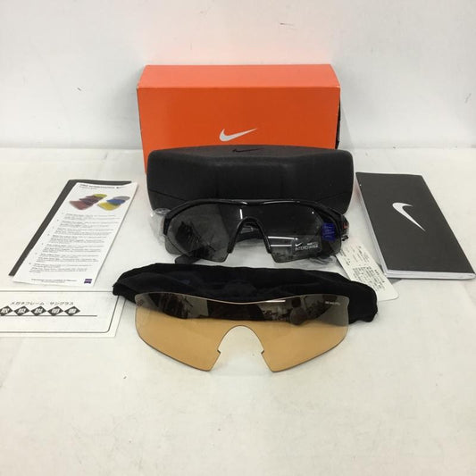 ナイキ NIKE めがね・サングラス サングラス EV0644 001 SHOW X1 PRO 箱有 ロゴ、文字 黒 / ブラック /  メンズ USED 古着 中古 10151224