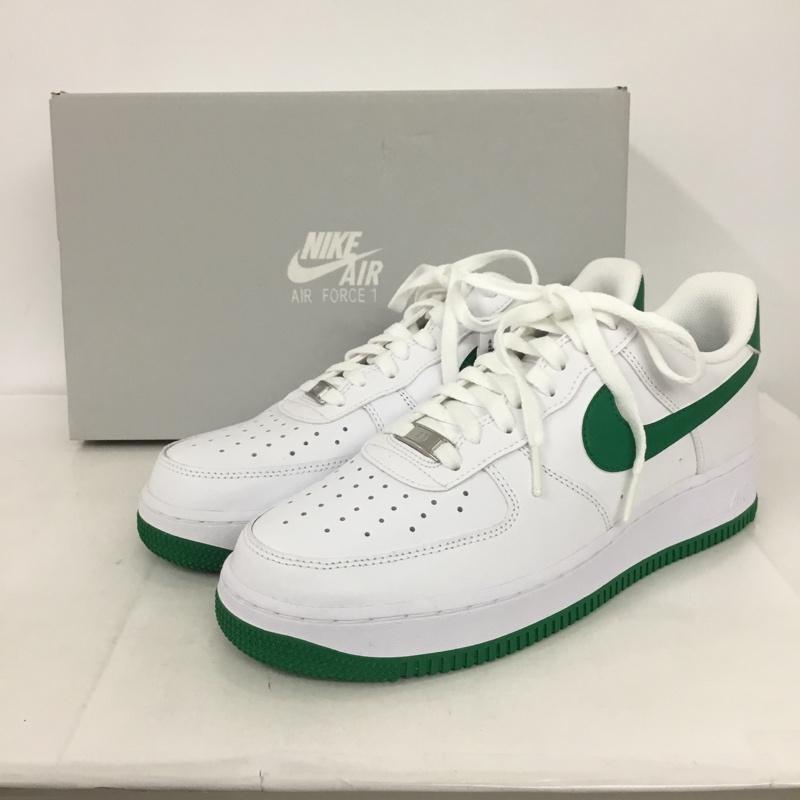 ナイキ NIKE スニーカー スニーカー FJ4146 102 AIR FORCE1 07 27cm 箱有 27.0cm ロゴ、文字 白 / ホワイト / X 緑 / グリーン /  メンズ USED 古着 中古 10131952