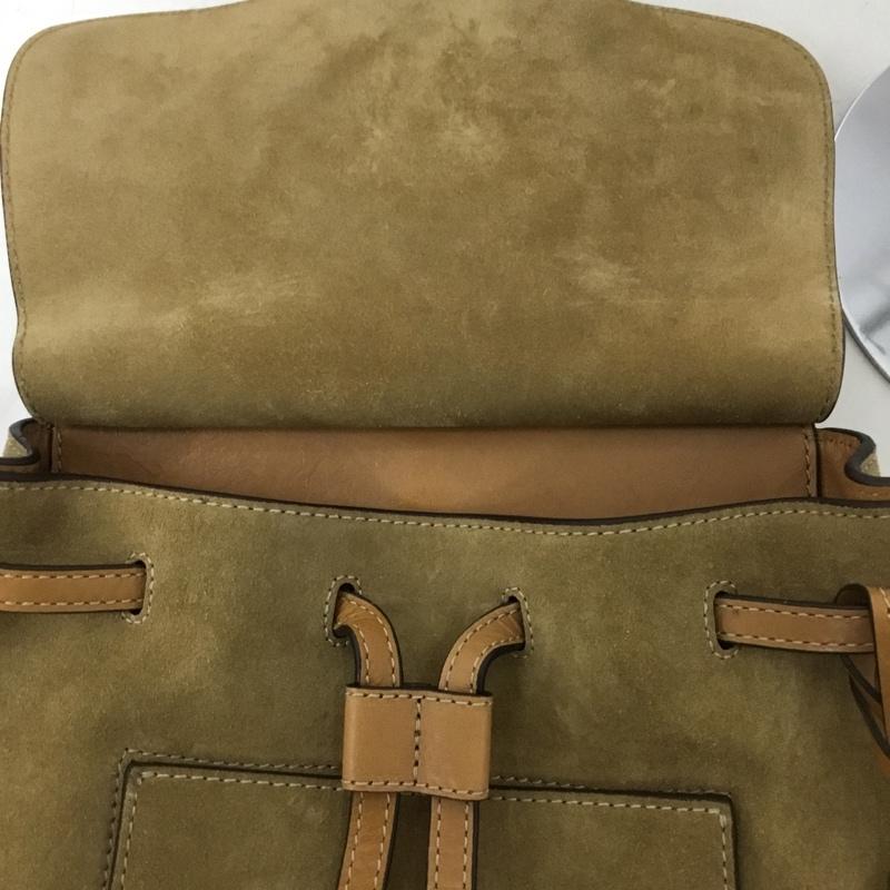 マイケルコース MICHAEL KORS リュックサック、デイパック リュックサック、デイバッグ 30S6GRUB2S スエード レザー 無地 ベージュ / ベージュ /  レディース USED 古着 中古 10128842