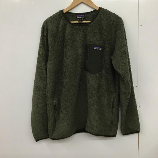 パタゴニア patagonia カットソー 長袖 25895fa20 長袖フリーストップス プルオーバー ラグラン L ロゴ、文字 カーキ / カーキ /  メンズ USED 古着 中古 10132333