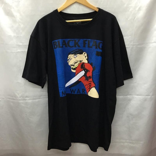古着 USED Tシャツ 半袖 半袖カットソー プリントTシャツ クルーネックカットソー バンドTシャツ XL プリント 黒 / ブラック /  メンズ USED 古着 中古 10106902