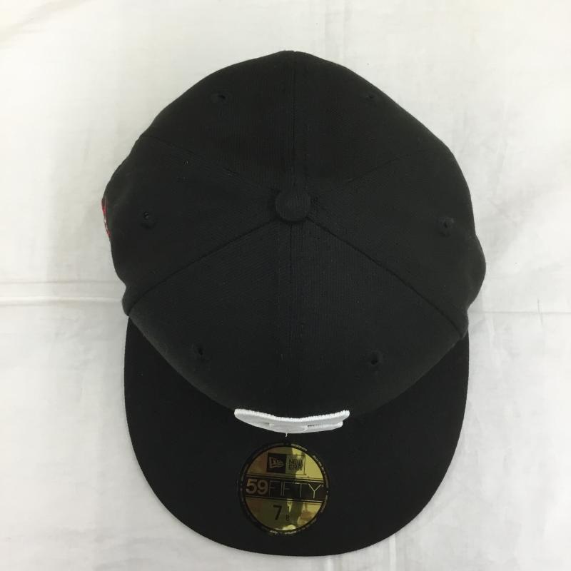 ニューエラ NEW ERA 帽子 キャップ ホワイトソックス ロゴ、文字 黒 / ブラック / X 白 / ホワイト /  メンズ USED 古着 中古 10129690