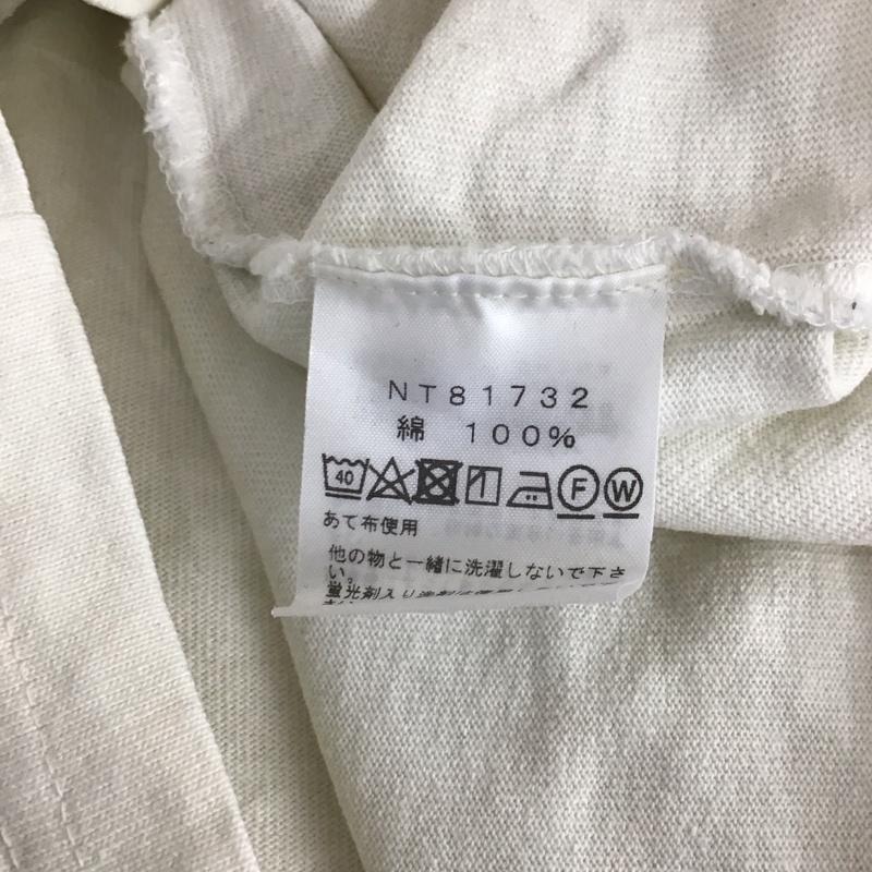 ザノースフェイス THE NORTH FACE Tシャツ 長袖 NT81732 PIGMENT DYE TEE ロンT L ロゴ、文字 アイボリー / アイボリー /  メンズ USED 古着 中古 10115598