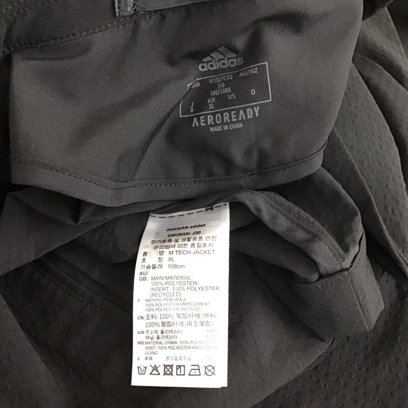 アディダス adidas セットアップ セットアップ セットアップ カジュアルジャケット カジュアルパンツ 2点セット 無地 黒 / ブラック /  メンズ USED 古着 中古 10113784