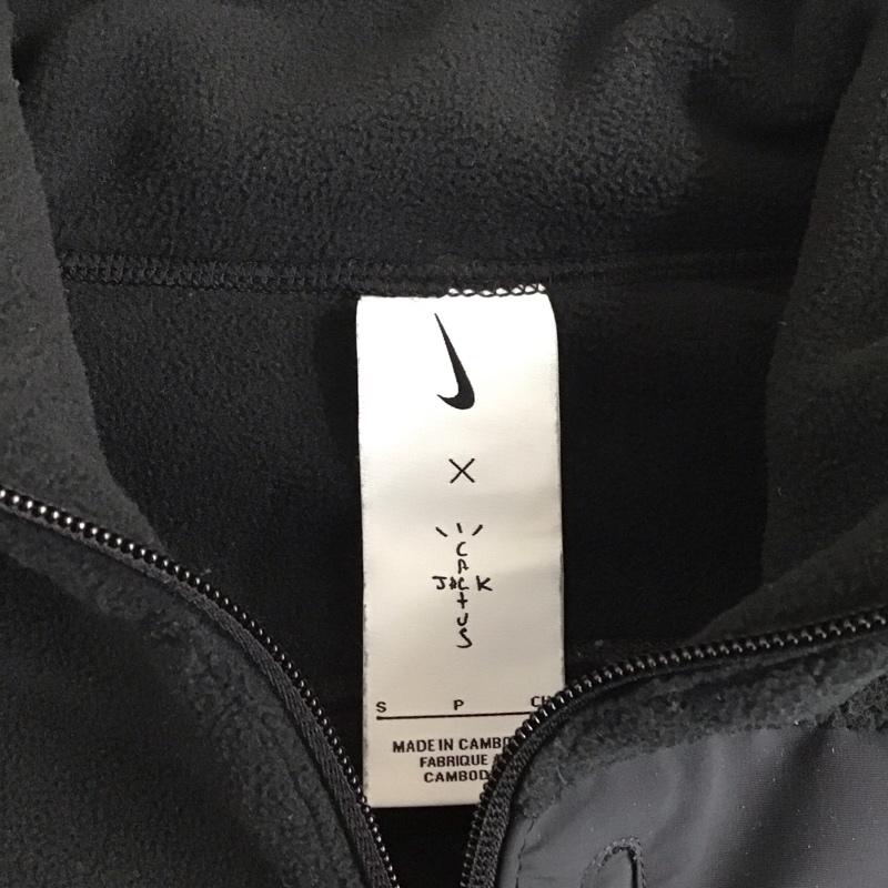 ナイキ NIKE カットソー 長袖 dm1284-010 クォータージップL/Sトップ フリースプルオーバー S ロゴ、文字 黒 / ブラック /  メンズ USED 古着 中古 10120051