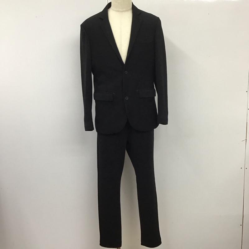 アディダス adidas セットアップ セットアップ セットアップ カジュアルジャケット カジュアルパンツ 2点セット L ロゴ、文字 黒 / ブラック /  メンズ USED 古着 中古 10113772