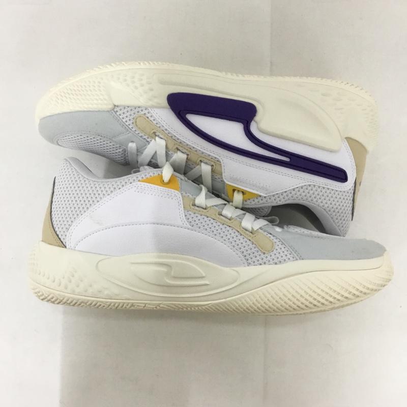 プーマ PUMA スニーカー スニーカー 378052-05 Cout Rider Chaos Slash 28cm 箱有 28.0cm ワンポイント 白 / ホワイト / X 紫 / パープル /  メンズ USED 古着 中古 10131045