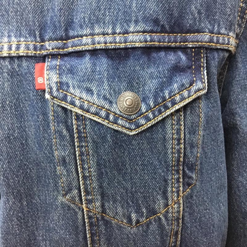 リーバイストラウスアンドコー Levi Strauss & co. ジャケット、上着 ジャケット、ブレザー デニムジャケット カラーボアジャケット Gジャン S 無地 インディゴ / インディゴ /  メンズ USED 古着 中古 10115029