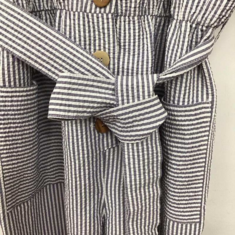 ザラ ZARA サロペット・オーバーオール サロペット、オーバーオール M ストライプ マルチカラー / マルチカラー /  レディース USED 古着 中古 10128945