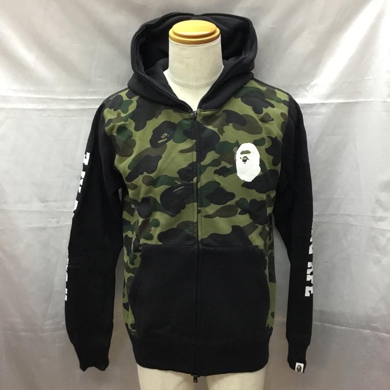 アベイシングエイプ A BATHING APE パーカー 長袖 ジップアップパーカー 長袖パーカー プリントスウェット L カモフラージュ柄・迷彩 マルチカラー / マルチカラー /  メンズ USED 古着 中古 10111291