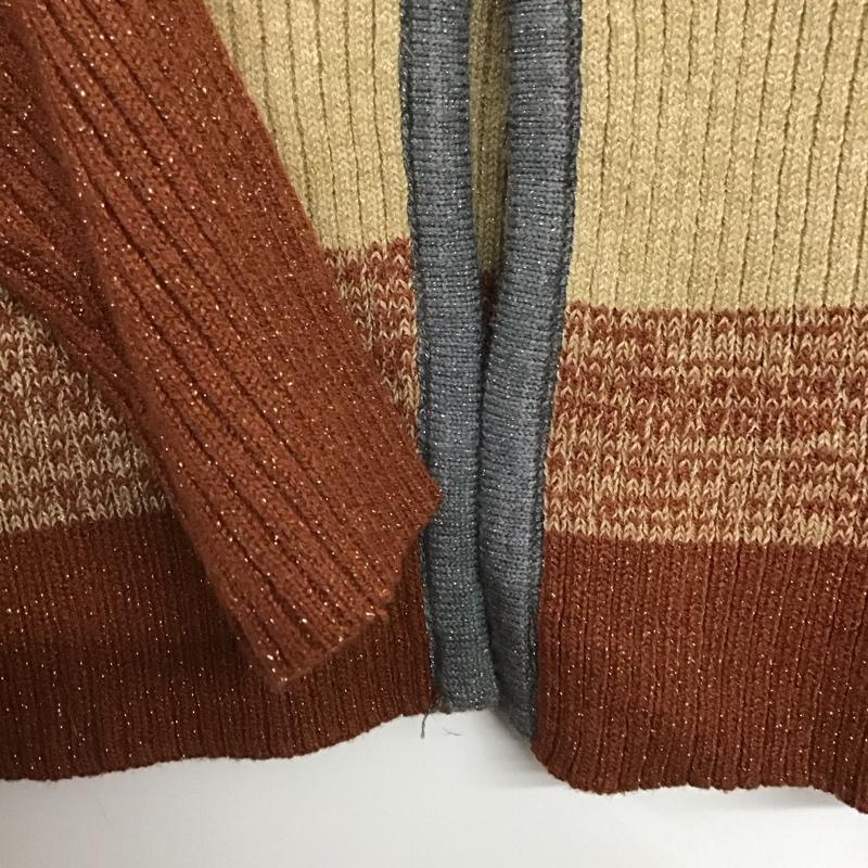 エヴリス EVRIS カーディガン 長袖 FREE  マルチカラー / マルチカラー /  レディース USED 古着 中古 10141742