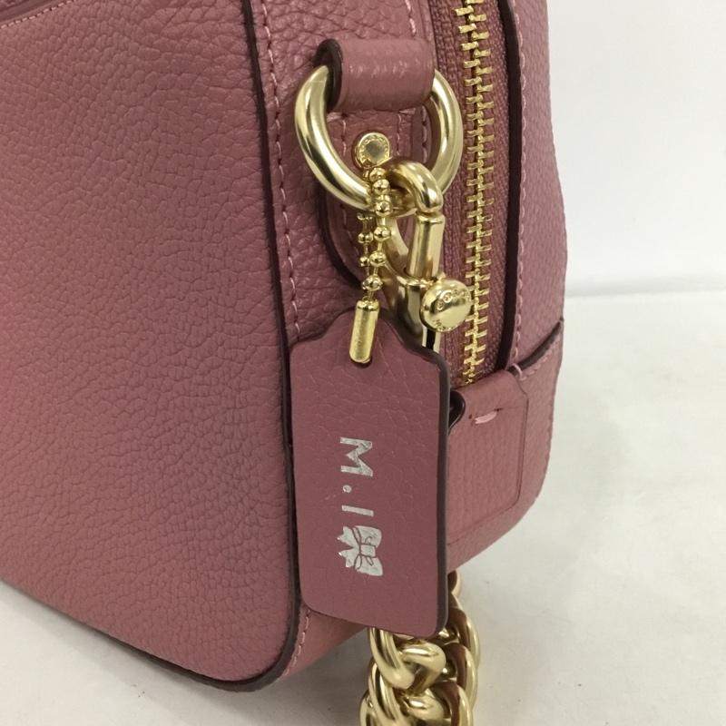 コーチ COACH ショルダーバッグ ショルダーバッグ 29411 カメラバッグ ロゴ、文字 桃 / ピンク /  レディース USED 古着 中古 10133303