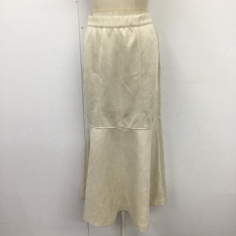 ジーナシス JEANASIS スカート ロングスカート JS050771TS マーメイドスカート S 無地 アイボリー / アイボリー /  レディース USED 古着 中古 10121548