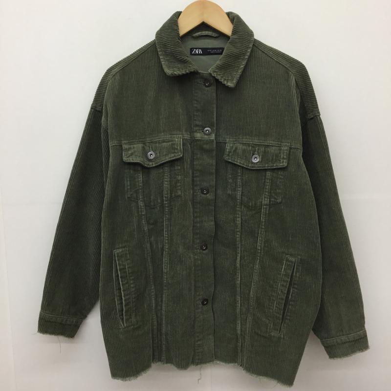 ザラ ZARA ジャケット、上着 ジャケット、ブレザー M 無地 緑 / グリーン /  レディース USED 古着 中古 10144415