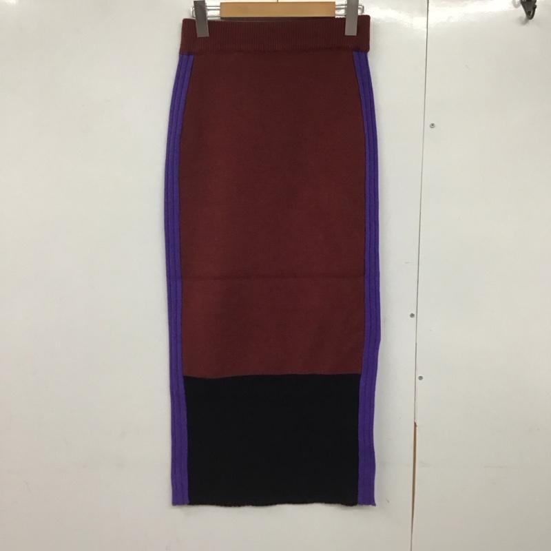 スライ SLY スカート ひざ丈スカート 030gar71-1910 MILANO RIB M／SK FREE 無地 マルチカラー / マルチカラー /  レディース USED 古着 中古 10143028