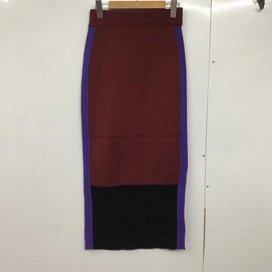 スライ SLY スカート ひざ丈スカート 030gar71-1910 MILANO RIB M／SK FREE 無地 マルチカラー / マルチカラー /  レディース USED 古着 中古 10143028