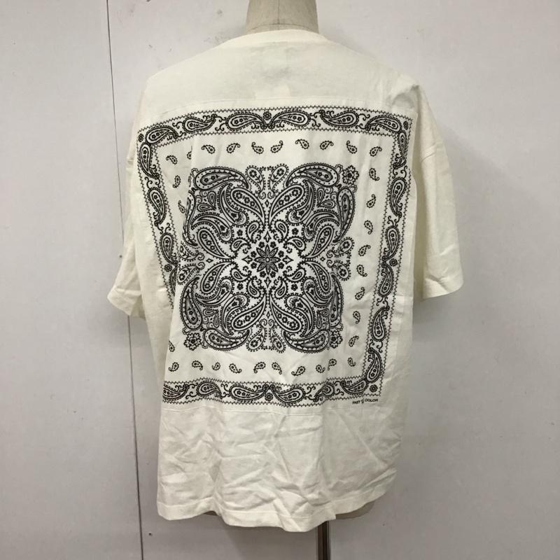 ジャーナルスタンダード JOURNAL STANDARD Tシャツ 半袖 半袖カットソー プリントTシャツ クルーネックカットソー L プリント 白 / ホワイト /  メンズ USED 古着 中古 10127349