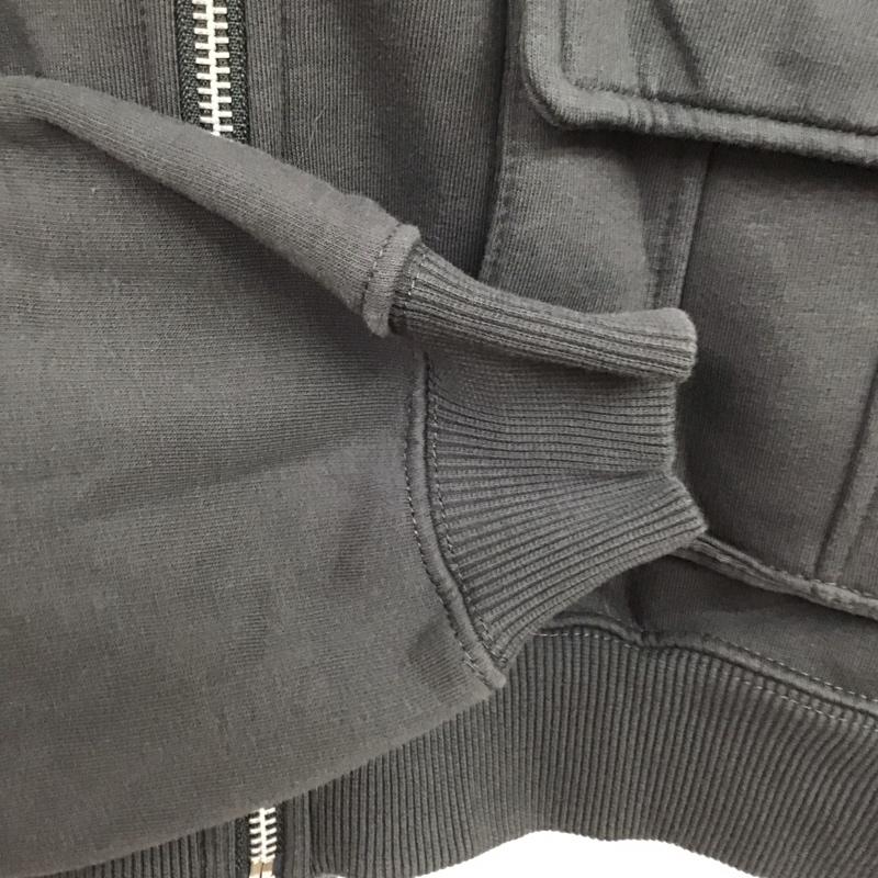 ザラ ZARA パーカー 長袖 ジップアップパーカー 長袖パーカー カジュアルジャケット 無地 黒 / ブラック /  ボーイズ USED 古着 中古 10142504