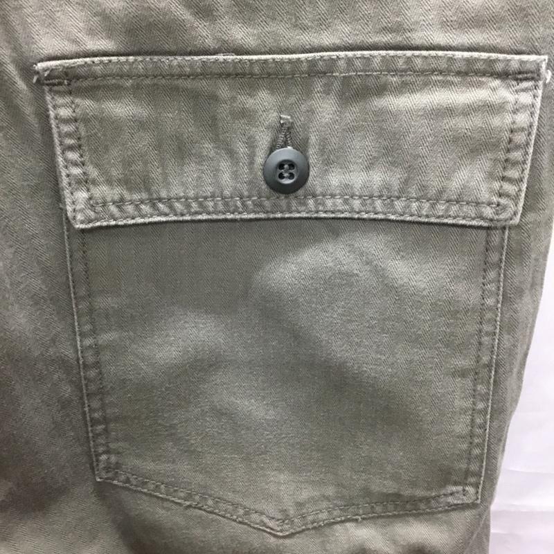 ビームスプラス BEAMS + パンツ ワークパンツ、ペインターパンツ ベイカーパンツ ミリタリーパンツ ワイドパンツ カジュアルパンツ S 無地 カーキ / カーキ /  メンズ USED 古着 中古 10114125