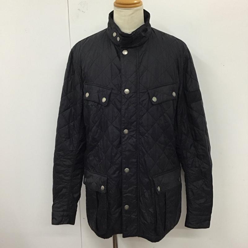 バーブァー Barbour ジャケット、上着 ジャンパー、ブルゾン ジップアップジャケット ジャンパー ジャケット カジュアルジャケット アウター XXL ロゴ、文字 紺 / ネイビー /  メンズ USED 古着 中古 10121455