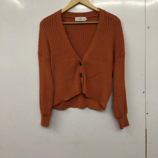 アズールバイマウジー AZUL BY MOUSSY カーディガン 長袖 250DSH70-170D FREE 無地 橙 / オレンジ /  レディース USED 古着 中古 10137409