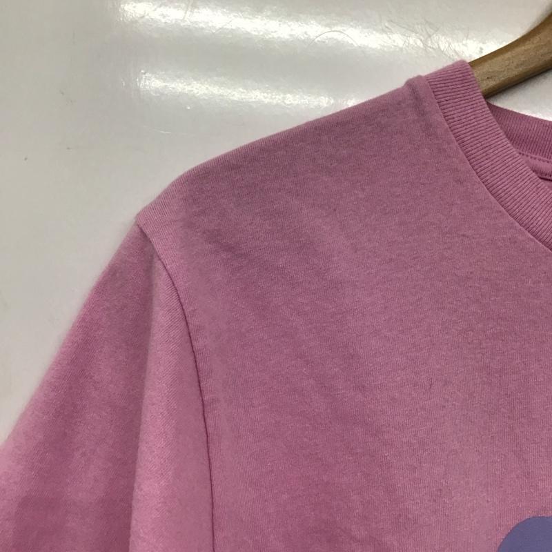 ヘブンバイマークジェイコブス heaven BY MARC JACOBS Tシャツ 半袖 半袖カットソー プリントTシャツ クルーネックカットソー M ロゴ、文字 桃 / ピンク /  メンズ USED 古着 中古 10142637