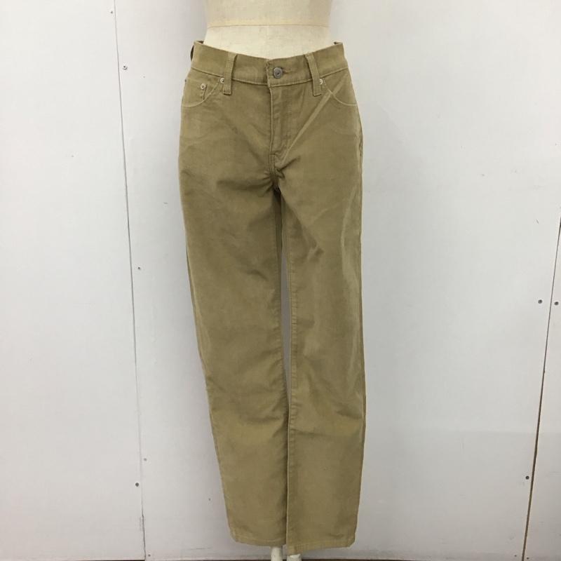 リーバイス Levi s パンツ スラックス 19887-0101 BOYFRIEND テーパードフィット コーデュロイ タグ付き W27 27インチ 無地 ベージュ / ベージュ /  レディース USED 古着 中古 10112348