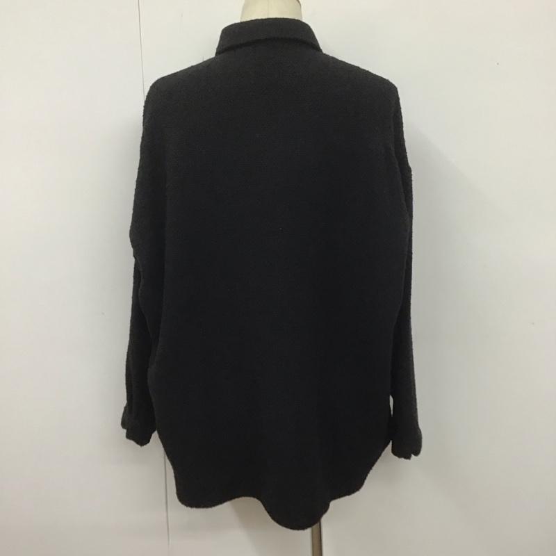 ハレ HARE シャツ、ブラウス 長袖 ha020091aa 長袖シャツ カラーシャツ カジュアルシャツ M 無地 黒 / ブラック /  メンズ USED 古着 中古 10107490