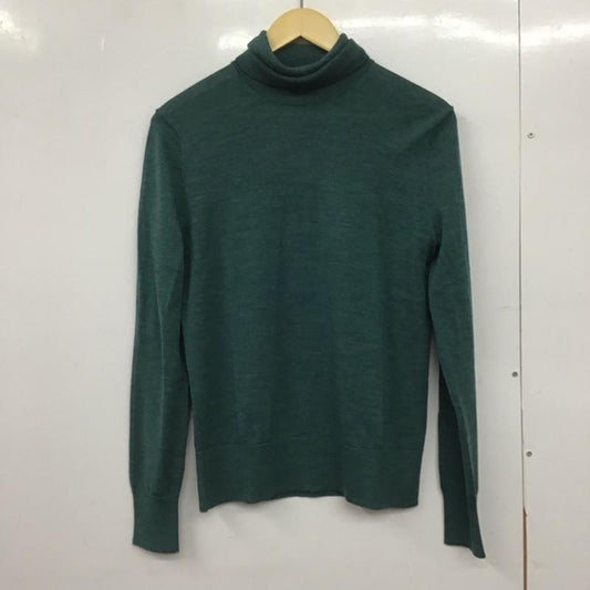 ブルックスブラザーズ BROOKS BROTHERS ニット、セーター 長袖 タートルネック ウール M 無地 緑 / グリーン /  レディース USED 古着 中古 10146381